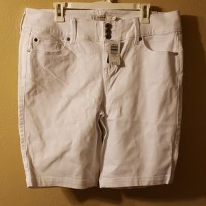 White bermuda shorts torrid